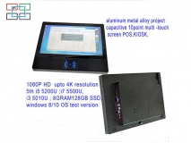 China 15.6inch 1080P HD 4K resolução touch screen capacitiva windows8 / 10 fábrica