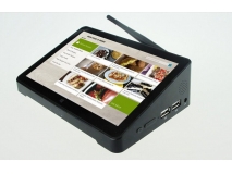 All in one fanless industrial touch screen mini pc with 1024*768P