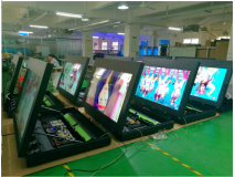 China IP55 outdoor waterproof wall advertising digital signage wall mounting kiosk from the ground factory