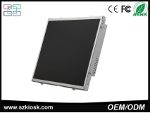 Κίνα εργοστάσιο ODM Open Frame Βιομηχανική οθόνη με οθόνη VGA / AV / DVI / HDMI