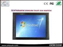 China Großhandel 10.4'inch Industrie alle in einem PC + win7 / 10 + resistiven Touch + lüfterlos-Fabrik