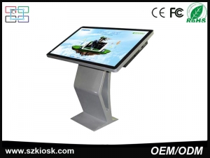 49inch high brightness stand alone LCD indoor advertising digital signage with touch screen