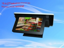 China 15'inch POS all  in one pc  kiosk factory