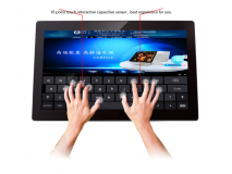 China 23.6 inch IR touch all in one pc factory