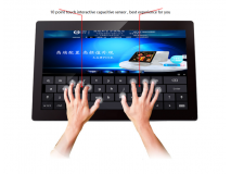 จีน 23.6 inch IR touch all in one pc โรงงาน