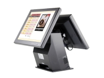 จีน เครื่อง POS เครื่อง 15 นิ้วระบบสัมผัสหน้าจอ All in One POS โรงงาน