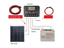 Sistema solare portatile di energia solare di energia solare per l'illuminazione domestica e la ricarica del telefono