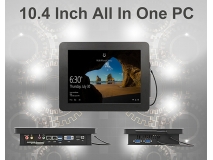 Fabbrica della Cina HKSZKSK nuovo touch screen resistivo industriale da 10.4 pollici panel PC  con 4G RAM 64G SSD WIN7 / 8/10