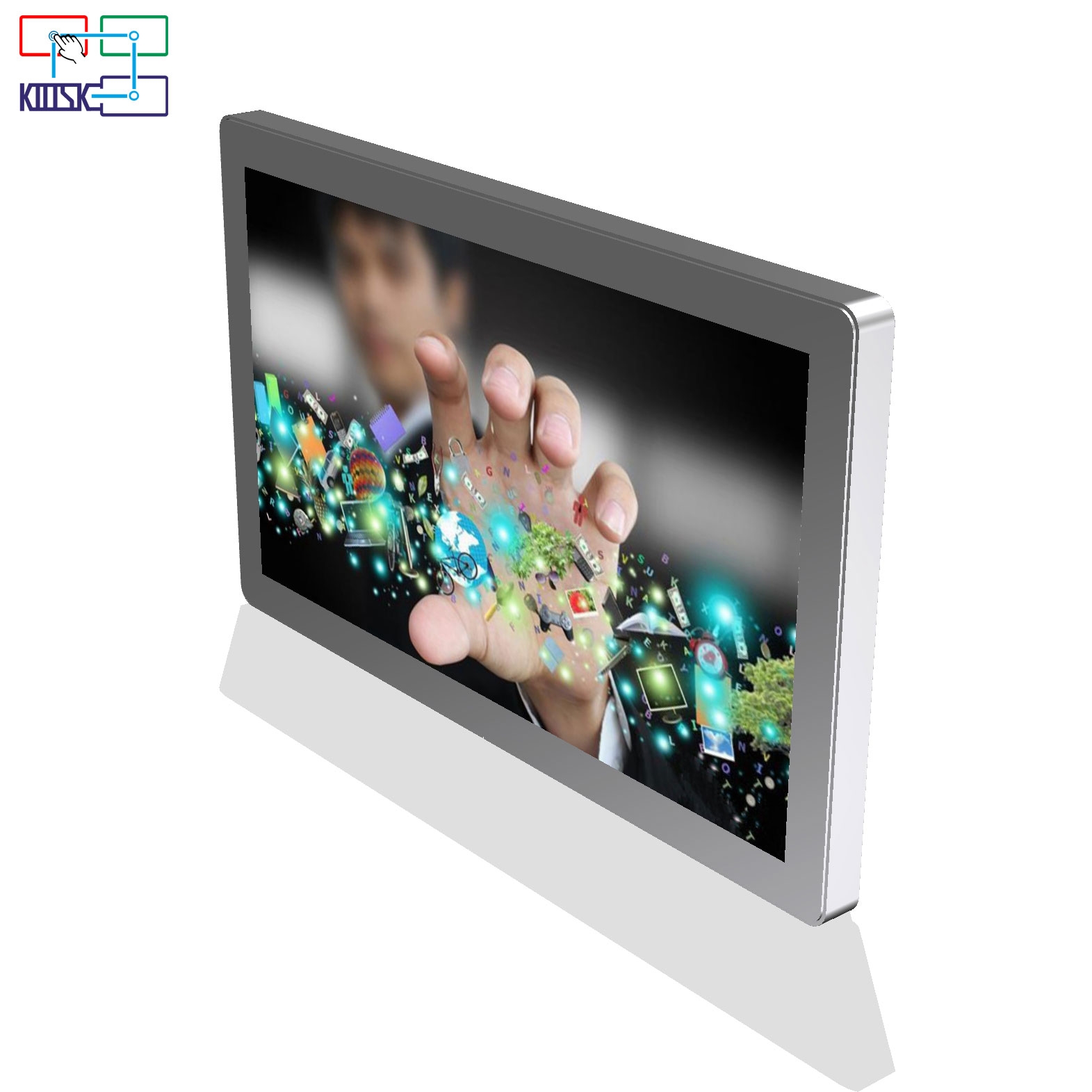 15.6in 400units sunlight readable outdoor industrial PC with celoren 1037 J1900 fanless motherboard metal aluminum heatsink