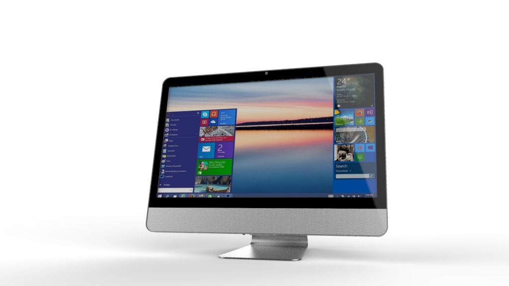 24in Q370 I7 8700 Intel AMT Vpro alle in einem Computer-Desktop All-in-One-Computer