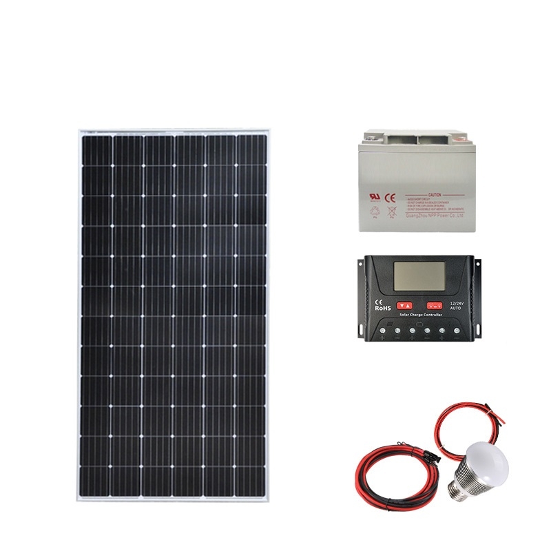 Sistema solare portatile di energia solare di energia solare per l'illuminazione domestica e la ricarica del telefono