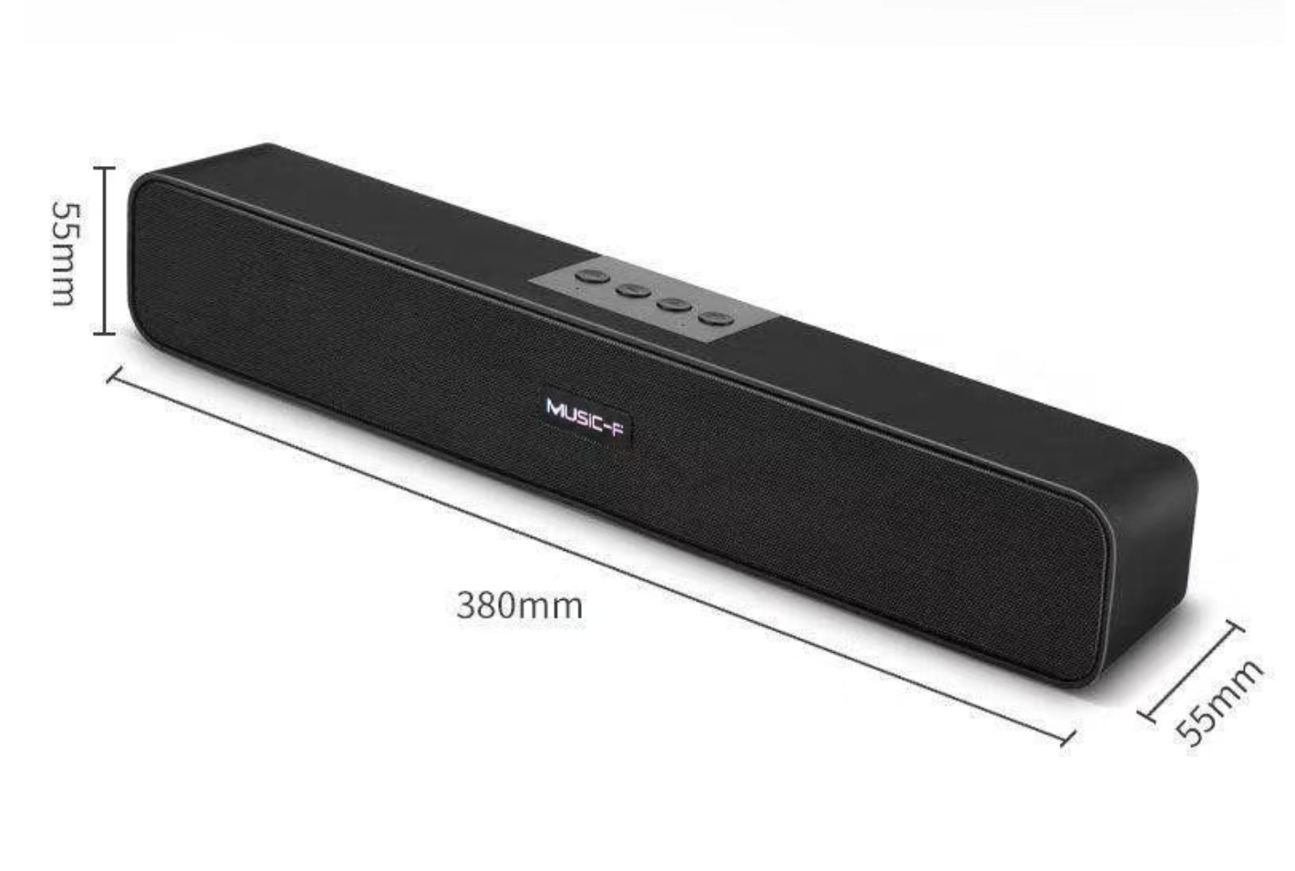 ลำโพงบาร์เสียงบลูเท ธ เบสซับวูฟเฟอร์ไร้สาย 3.5 มม. Aux เสียง SPDIF เล่นเพลงสำหรับ PC โรงละครทีวีลำโพง