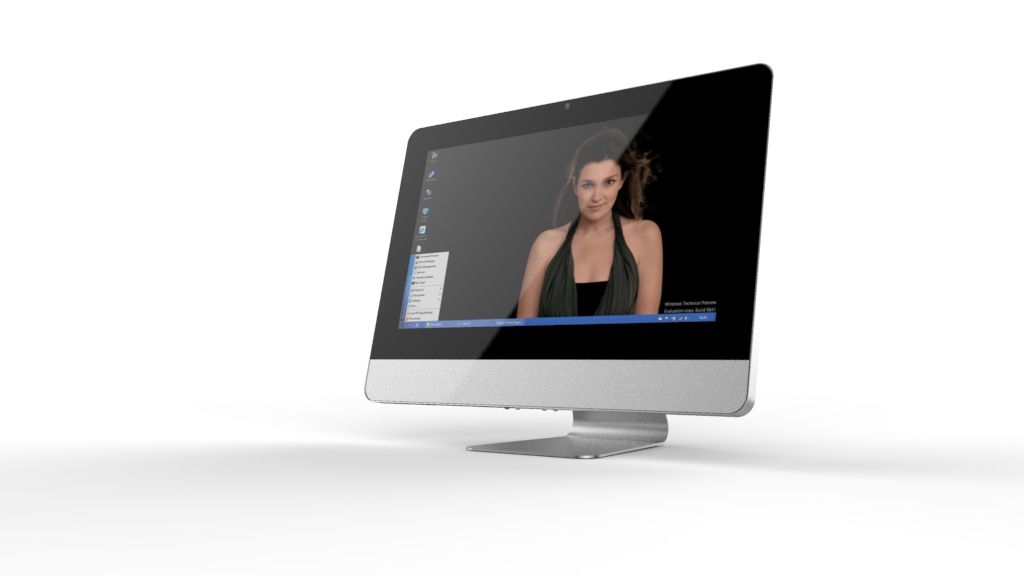 Wholesale gaming pc i3/i5/i7/i9 CPU 23.8 inch all in one Desktops with barebone system support diy pc desktop