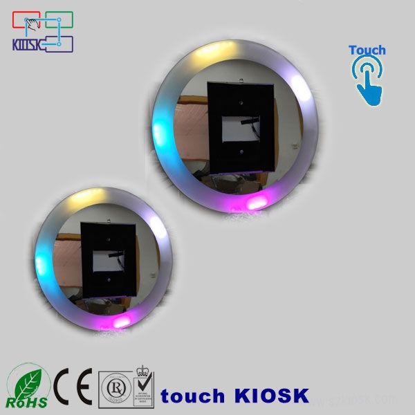 la luce ad anello in plastica regola da 3200 a 6500 e la musica a colori di viaggio RGB per ipad 10.5 roamer con cabina fotografica