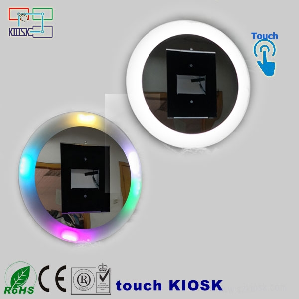 la luce ad anello in plastica regola da 3200 a 6500 e la musica a colori di viaggio RGB per ipad 10.5 roamer con cabina fotografica